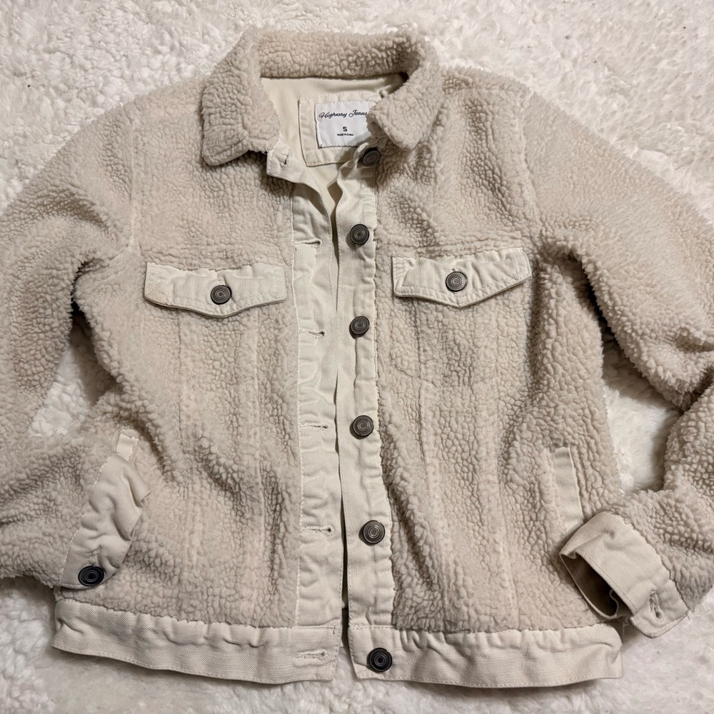 Cozy Cream Sherpa  Jacket